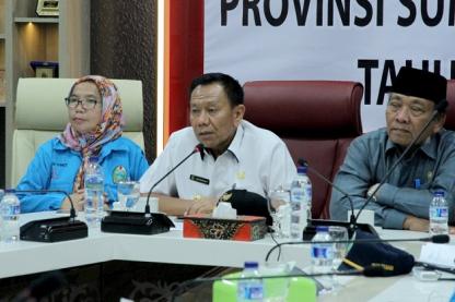 Teleconference Pilkada Serentak di Sumatera Utara 